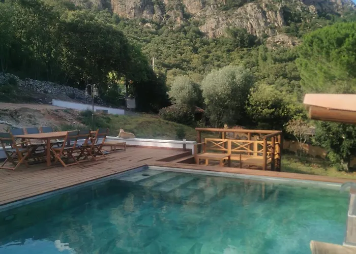 Jardin Et Piscine Les Anges Du Maquis Location Corse-du-sud *