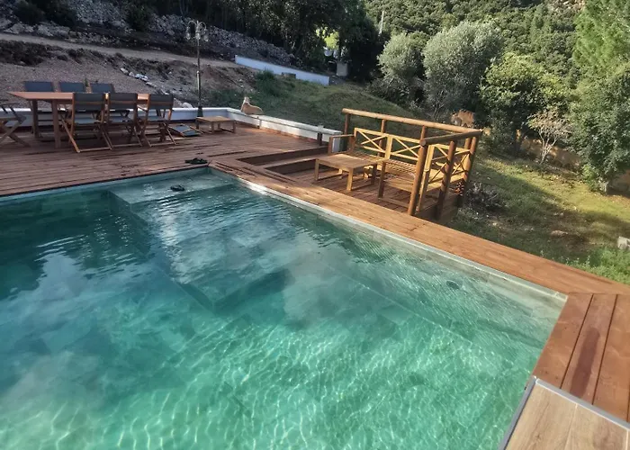 Jardin Et Piscine Les Anges Du Maquis Location Corse-du-sud Apartmán Conca