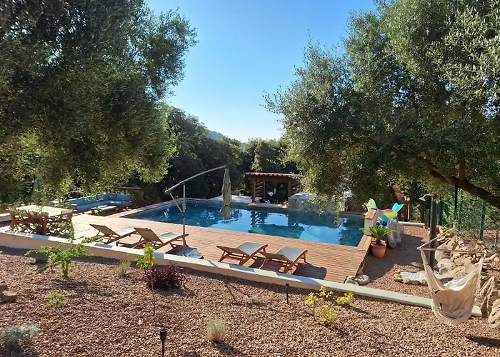 Jardin Et Piscine Les Anges Du Maquis Location Corse-du-sud Conca