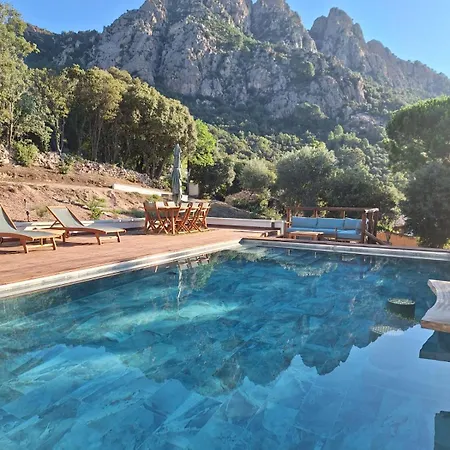 Jardin Et Piscine Les Anges Du Maquis Location Corse-du-sud Apartment